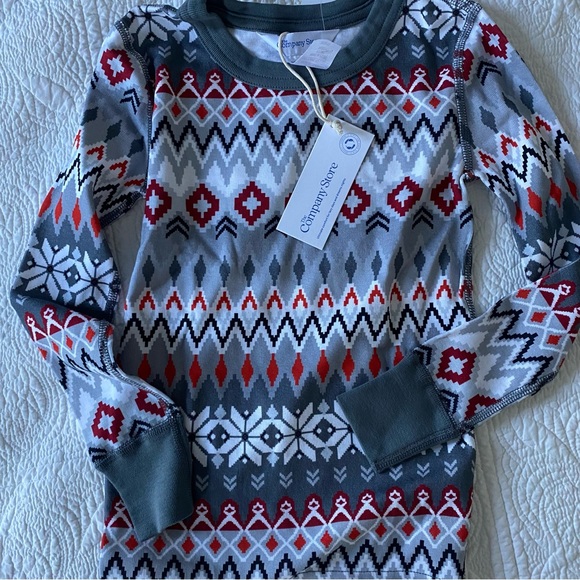 NWT The Company Store Holiday Pajamas Size 6-7 - Picture 3 of 5